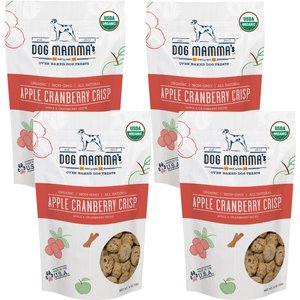 Dog Mamma’s Organic Apple Cranberry Crisp Dog Treats, 4.6-oz bag
