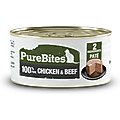 PureBites 100% Pure Chicken & Beef Paté Cat Food Toppings, 2.5-oz can, 12 count