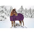 Kensington Protective Products Signature Adjustable Weanling Horse Turnout Blanket, Purple, 50-58-in