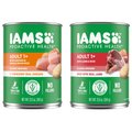 Iams ProActive Health Adult with Chicken & Whole Grain Rice + Lamb & Rice Ground Canned Dog Food