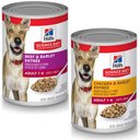 Hill's Science Diet Adult Beef & Barley Entrée + Chicken & Barley Entrée Canned Dog Food