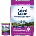 Natural Balance L.I.D. Limited Ingredient Diets Sweet Potato & Venison Formula Canned Food + Dry Dog Food