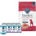 Blue Buffalo Basics Skin & Stomach Care Adult Whitefish Entrée Canned Food + Salmon & Potato Recipe Dry Dog Food