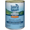 Natural Balance Original Ultra Whole Body Health Reduced Calorie Chicken, Salmon & Duck Formula Canned Dog Food, 13-oz, case of 12, bundle of 2