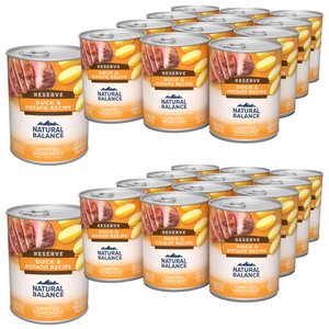 Natural Balance L.I.D. Limited Ingredient Diets Duck & Potato Formula Grain-Free Canned Dog Food, 13.2-oz, case of 24