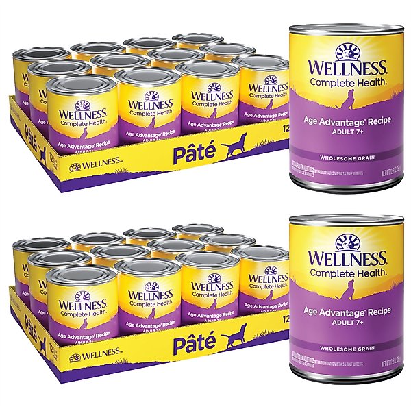 Wellness Complete Health Senior Formula Canned Dog Food, 12.5-oz, case of 24 slide 1 of 9