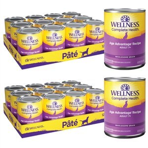 Wellness Complete Health Senior Formula Canned Dog Food, 12.5-oz, case of 12, bundle of 2