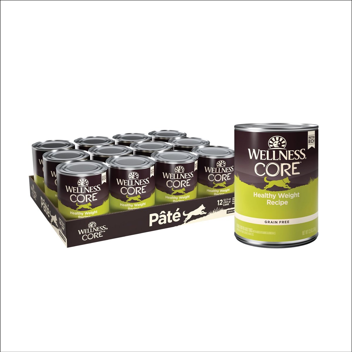 Wellness core reduced clearance fat canned dog food