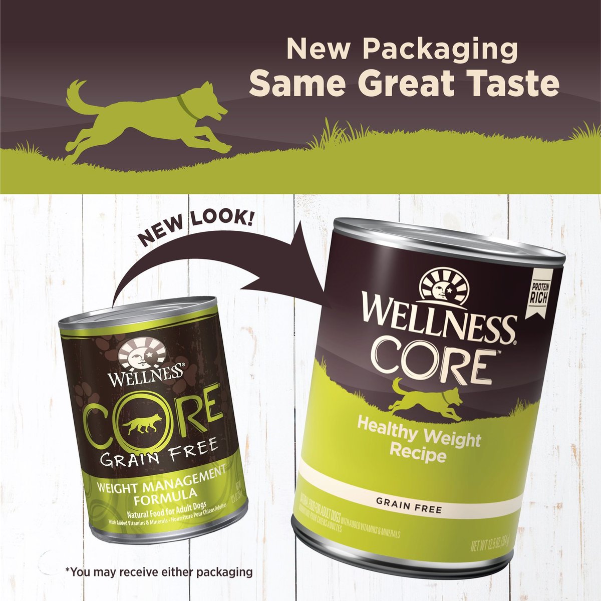 Wellness weight clearance control dog food