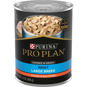 Purina Pro Plan Specialized Adult Large Breed Chicken & Rice Entree Canned Dog Food, 13-oz, case of 24