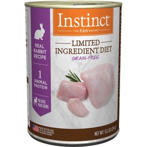 Instinct Limited Ingredient Diet Grain-Free Real Rabbit Recipe Wet Canned Dog Food, 13.2-oz, case of 12