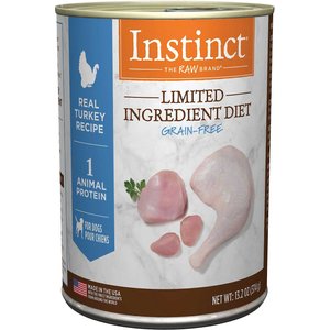 Instinct Limited Ingredient Diet Grain-Free Real Turkey Recipe Wet Canned Dog Food, 13.2-oz, case of 12
