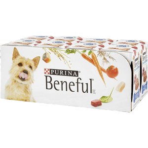 Purina Beneful IncrediBites With Beef, Tomatoes, Carrots & Wild Rice Canned Dog Food, 3-oz, case of 24, bundle of 2