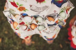 Fluffy Layers Egg Collecting Adult Full-Body Apron, Red slide 2 of 2