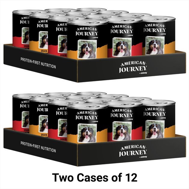 American Journey Premium Loaf Poultry & Beef Variety Pack Grain-Free Canned Dog Food
