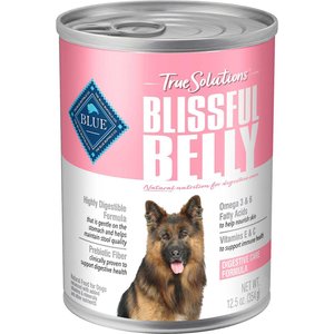 Blue Buffalo True Solutions Blissful Belly Digestive Care Formula Wet Dog Food, 12.5-oz, case of 24