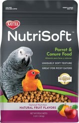 Kaytee NutriSoft Parrot & Conure Bird Food, 3-lbs