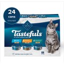Blue Buffalo Tastefuls Chicken & Pate Cat Food, 5.5-oz can, 24 count