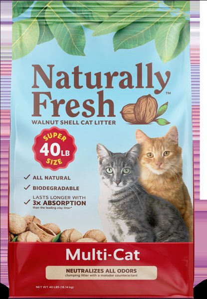 Naturally Fresh Multi Cat Litter, 40-lb bag slide 1 of 11