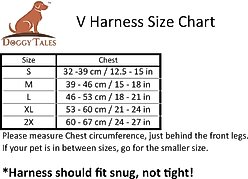 Doggy Tales Step In V Dog Harness, Red, Medium slide 2 of 5