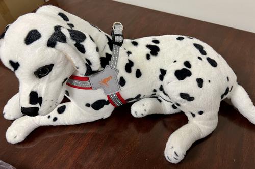 Show full view: Doggy Tales Step In V Dog Harness, Red, Medium slide 3 of 5