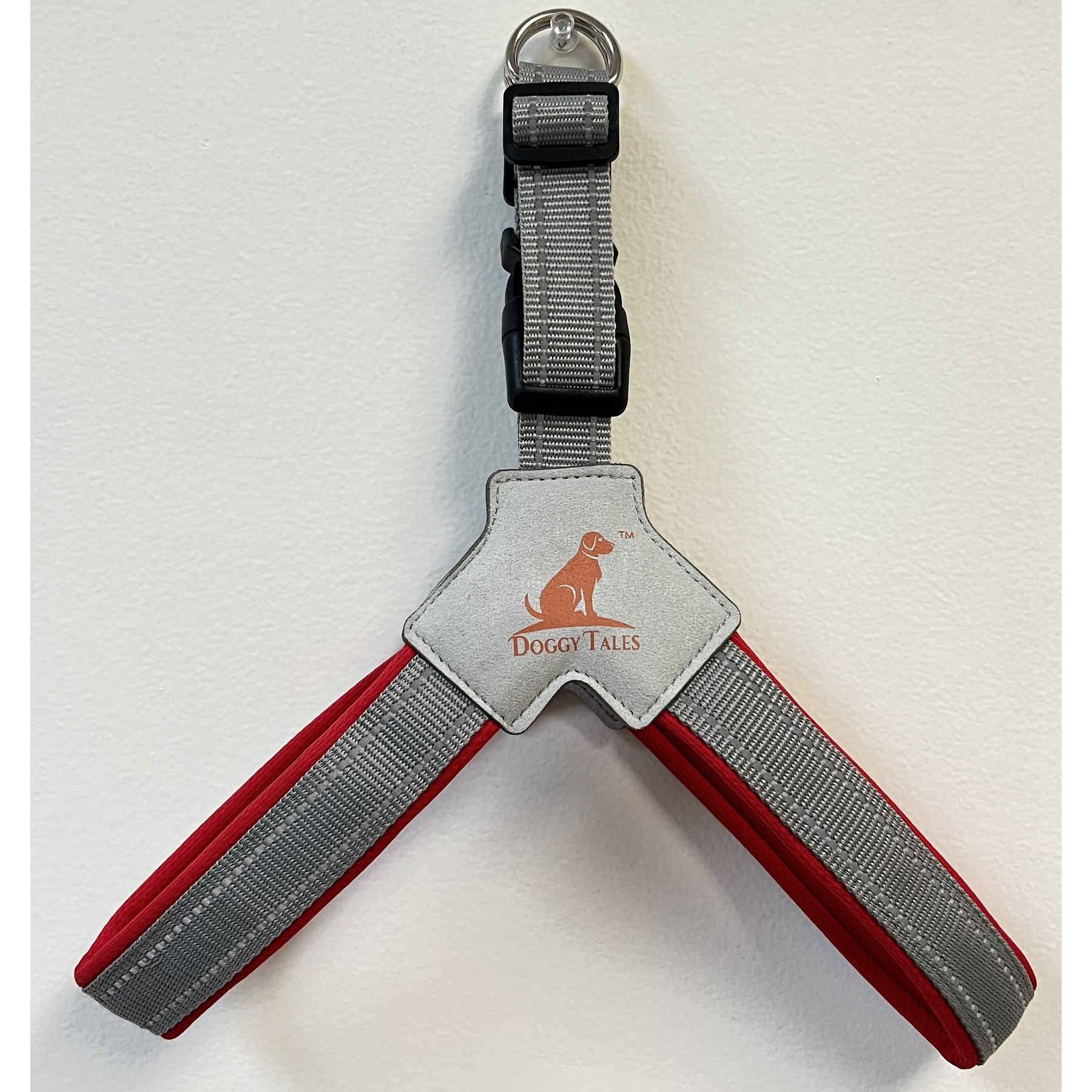 Doggy Tales Step In V Dog Harness, Red, X-Large