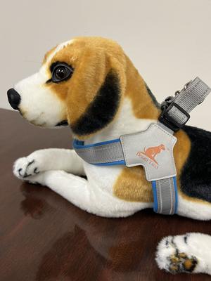 Show full view: Doggy Tales Step In V Dog Harness, Blue, XX-Large slide 4 of 5