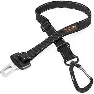 Mighty Paw Nylon Dog Seat Belt for Buckle, Black