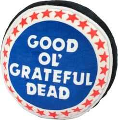 Buckle-Down Grateful Dead Steal Your Face Skull Dog Plush Squeaker Toy  slide 2 of 5