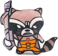 Buckle-Down Kawaii Rocket Raccoon Angry Pose Dog Plush Squeaker Toy 