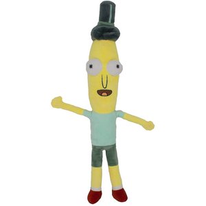 Buckle-Down Rick & Morty Mr. Poopybutthole Full Body Pose Dog Plush Squeaker Toy 