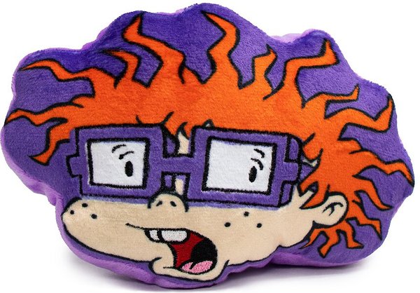 Buckle-Down Rugrats Reptar Roar Face Dog Plush Squeaker Toy