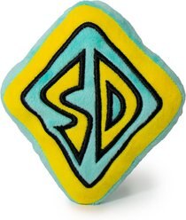 Buckle-Down Scooby Doo Dog Collar Logo Dog Plush Squeaker Toy 
