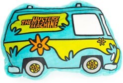 Buckle-Down Scooby Doo Flat Mystery Machine Van Dog Plush Squeaker Toy 