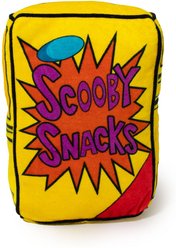 Buckle-Down Scooby Doo Scooby Snacks Dog Plush Squeaker Toy 