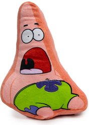 Buckle-Down SpongeBob SquarePants Surprised Patrick Starfish Dog Plush Squeaker Toy 