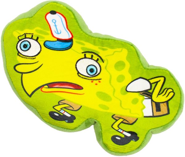 Buckle-Down Mocking SpongeBob SquarePants Pose Dog Plush Squeaker Toy  slide 1 of 5