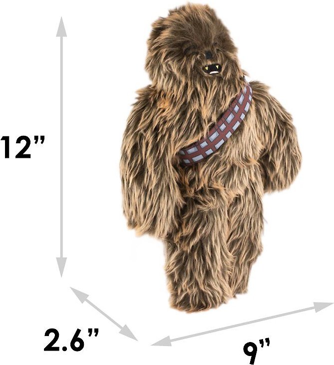 Chewbacca squeaky 2024 dog toy