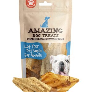 Amazing Dog Treats Peanut Butter Flavor Cow Ears Dog Treats, 5 count