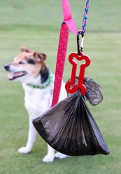 Bag Bonz Aluminum Dog Poop Bag Holder, Red slide 2 of 3