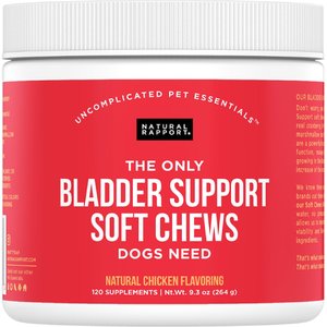 Natural Rapport The Only Bladder Support Soft Chews Dogs Need, 120 count
