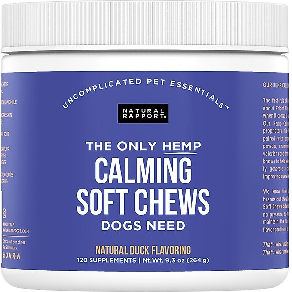 Out of Stock NATURAL RAPPORT The Only Hemp Calming Soft Chews Dogs