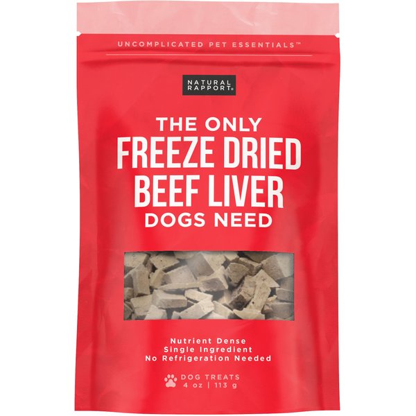 Natural Rapport The Only Freeze-Dried Beef Liver Dog Treats