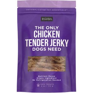 Natural Rapport The Only Chicken Tender Jerky Dog Treats, 4-oz bag