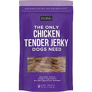 Natural Rapport The Only Chicken Tender Jerky Dog Treats, 8-oz bag