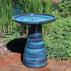 Sunnydaze Decor Elegant Outdoor Ceramic Bird Bath slide 2 of 9