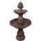 Show in main carousel: Sunnydaze Decor 2-Tier Curved Plinth Outdoor Water Fountain slide 1 of 10