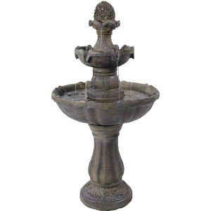 Out of Stock - SUNNYDAZE DECOR 2-Tier Arcade Solar Water Fountain ...