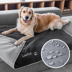 GoTags Personalized Dog Blanket, Small