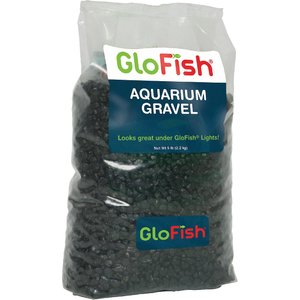 GloFish Aquarium Fish Gravel, Black, 5-lb